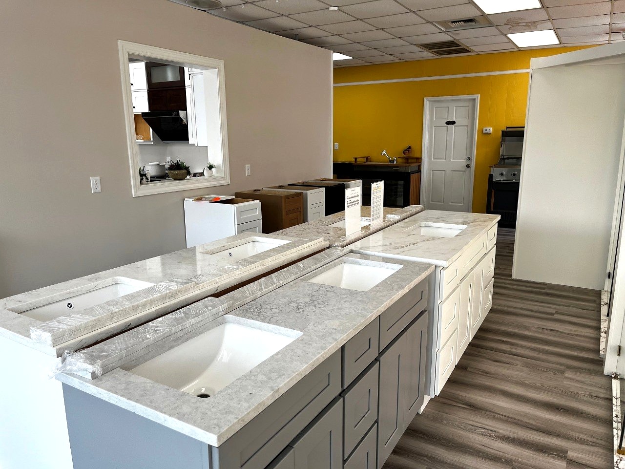 Central Home vanity showroom display
