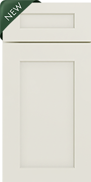 Cream White Shaker door swatch