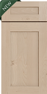 Unfinished Shaker door swatch